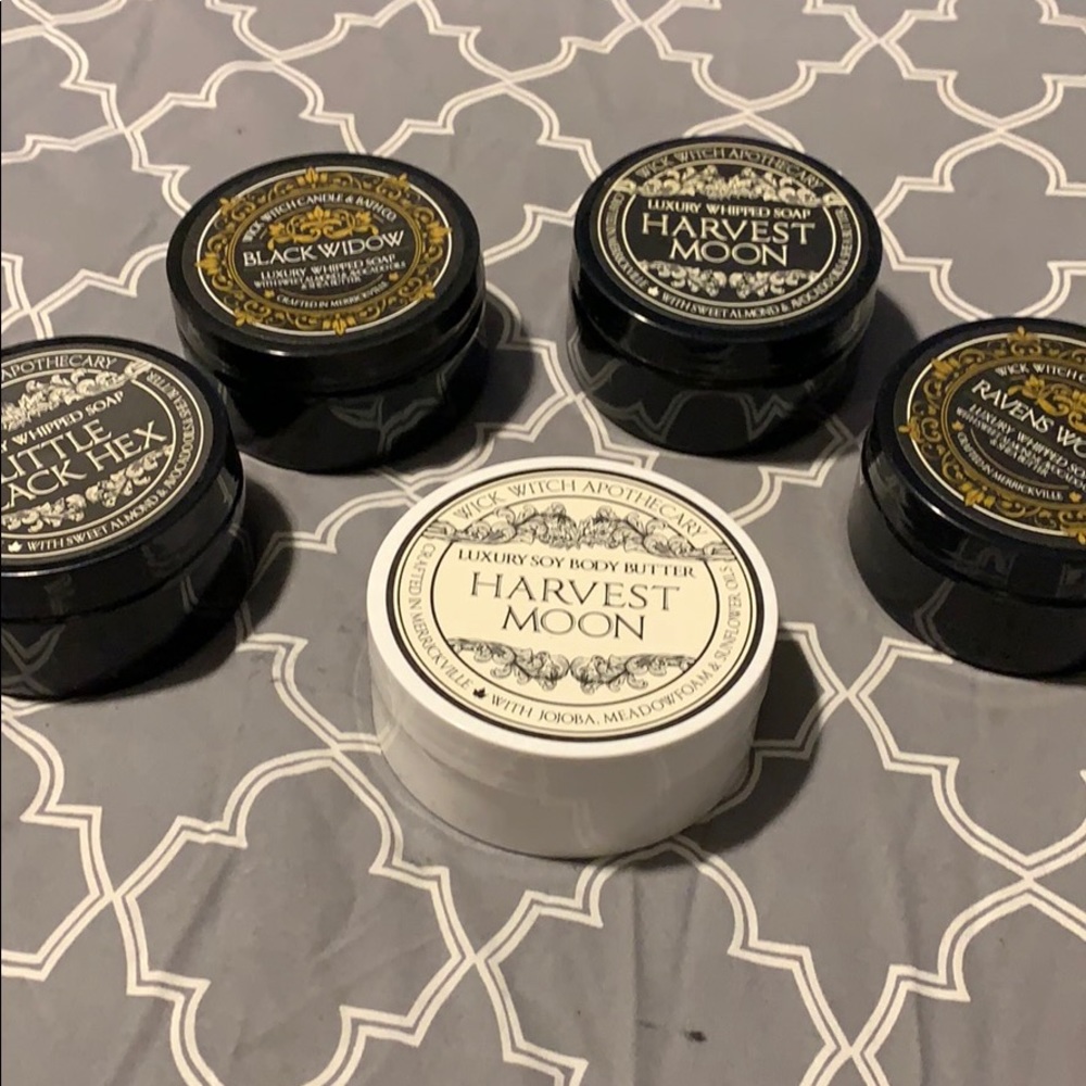 Whipped soap and body butter
